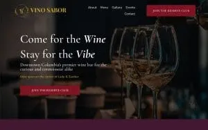 Vino Sabor LLC website