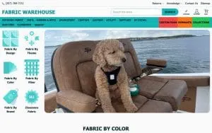 Fabric Warehouse of Alcolu website