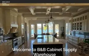 B & B Cabinet Supply Warehouse website