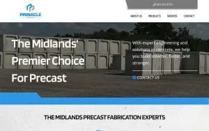 Pinnacle Precast website