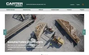 Carter Lumber of Columbia website
