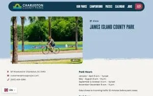 James Island County Park website