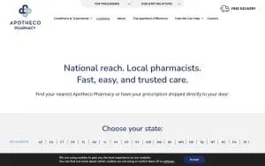 Apotheco Pharmacy Charleston website