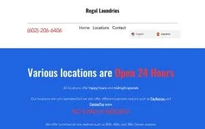 24 Hour Coin Laundry website