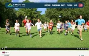 Campground at James Island County Park of Charleston website