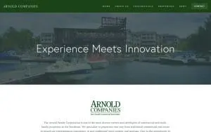 Arnold Companies website