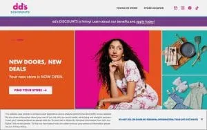 dd's DISCOUNTS of North Charleston website