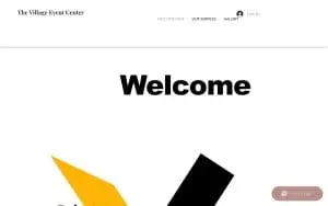 The Village Event Center website