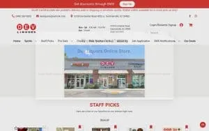 DEV Liquors Summerville website