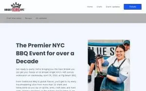 Brisket King website