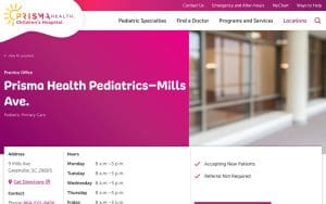 Prisma Health Pediatrics–Mills Ave.