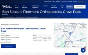 Bon Secours Piedmont Orthopaedics, Grove Road