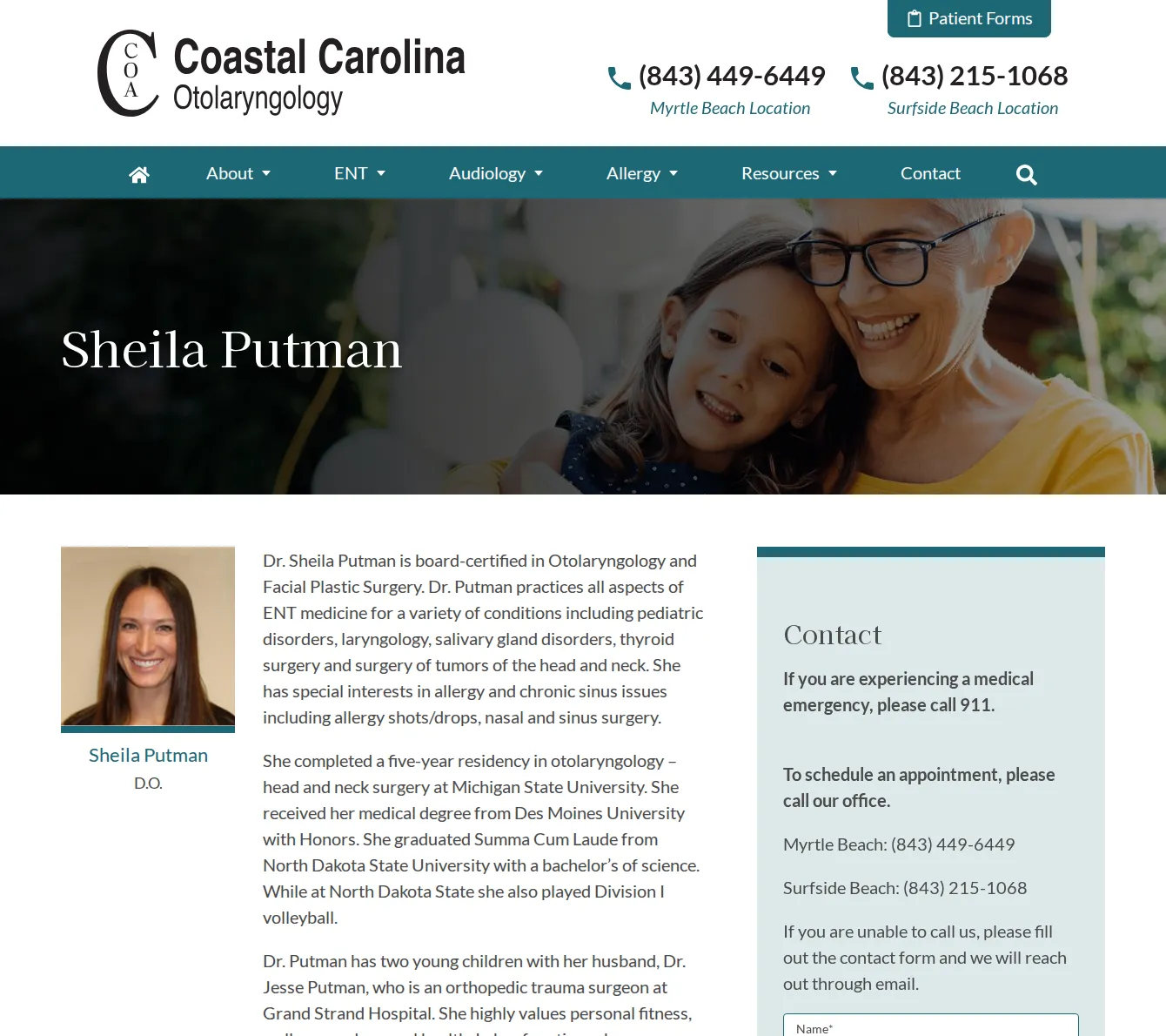 Dr. Sheila Putman