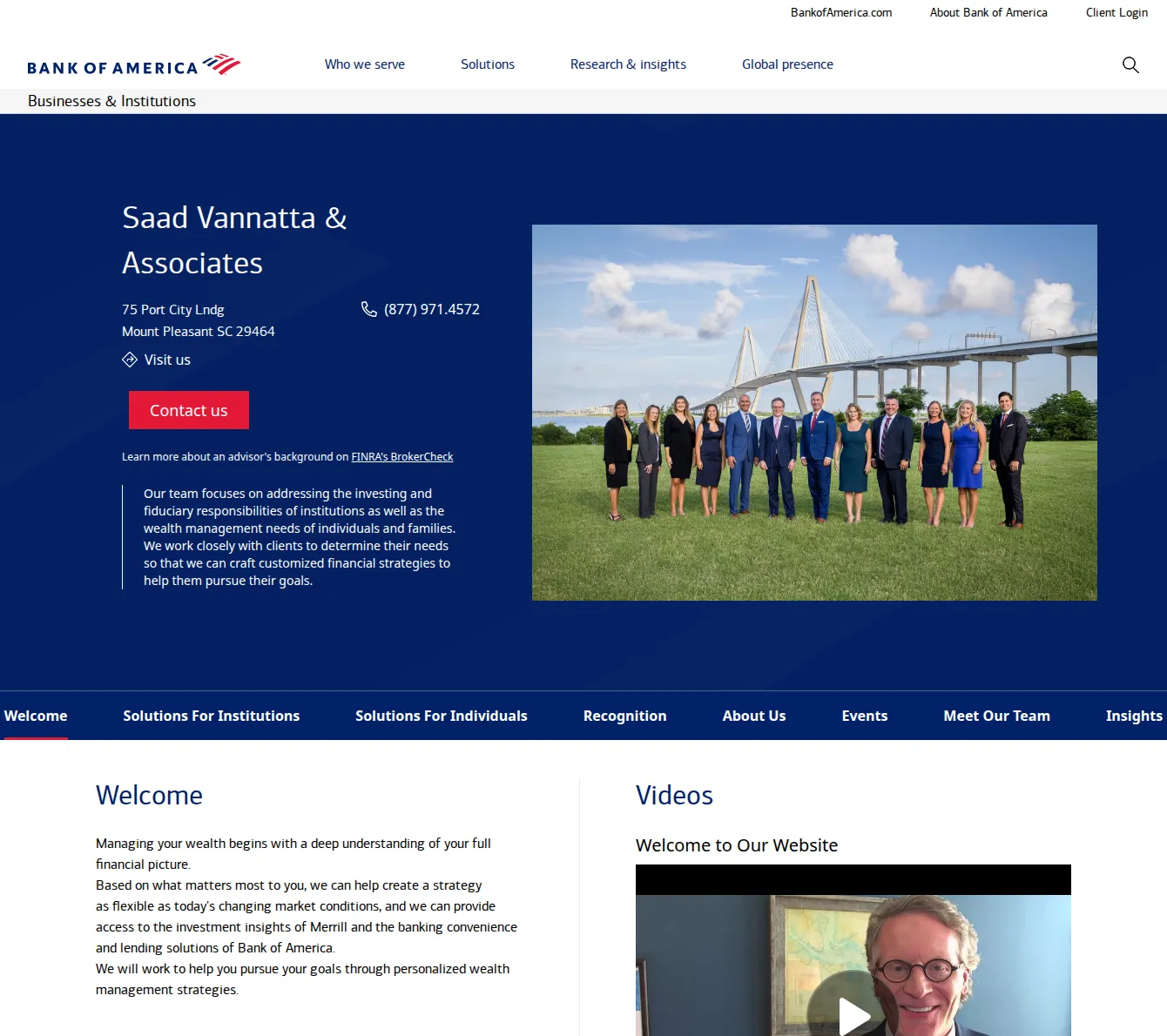 Merrill Lynch Financial Advisor Paul Vannatta