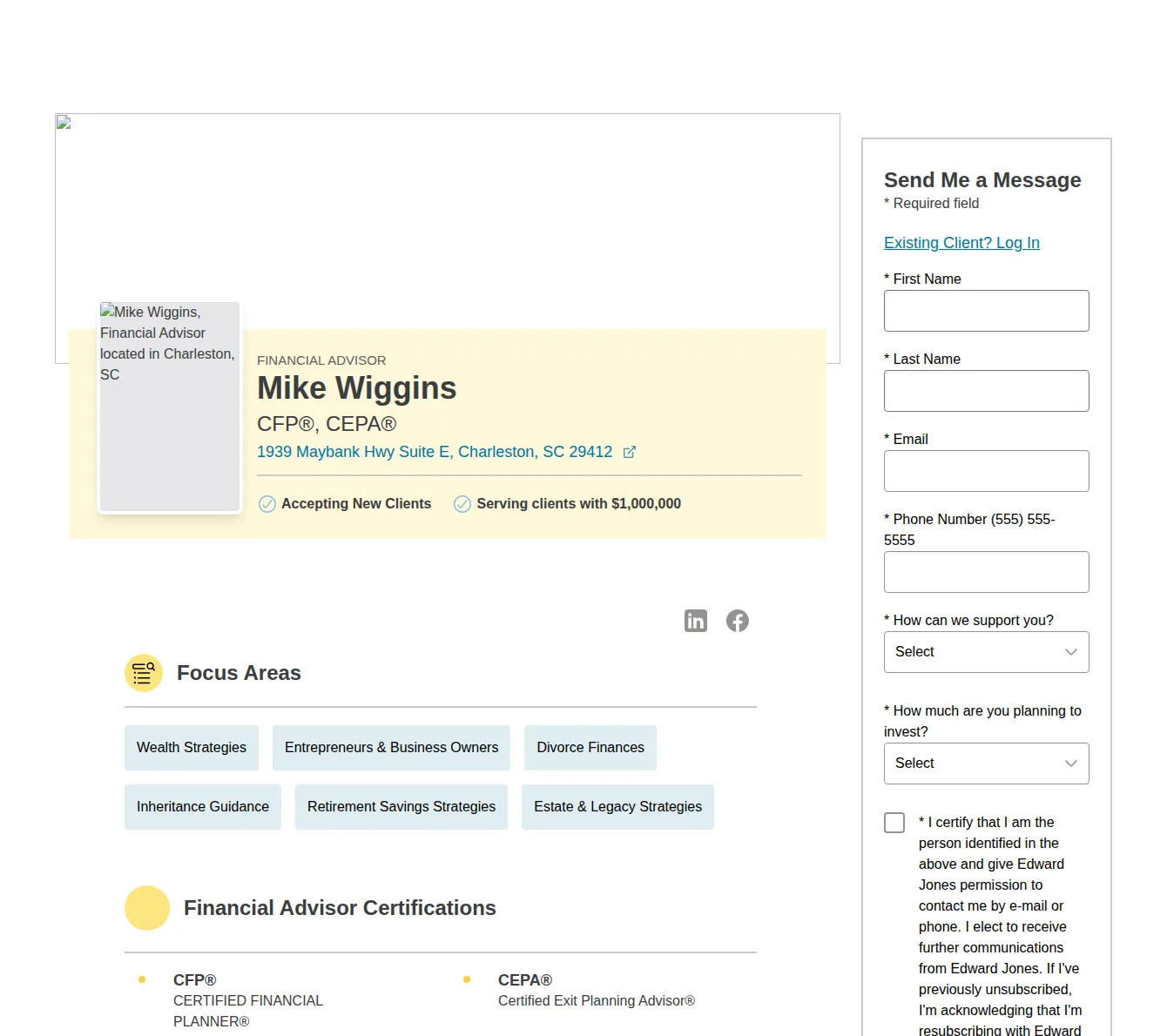 Edward Jones - Financial Advisor: Mike Wiggins, CFP®|CEPA®