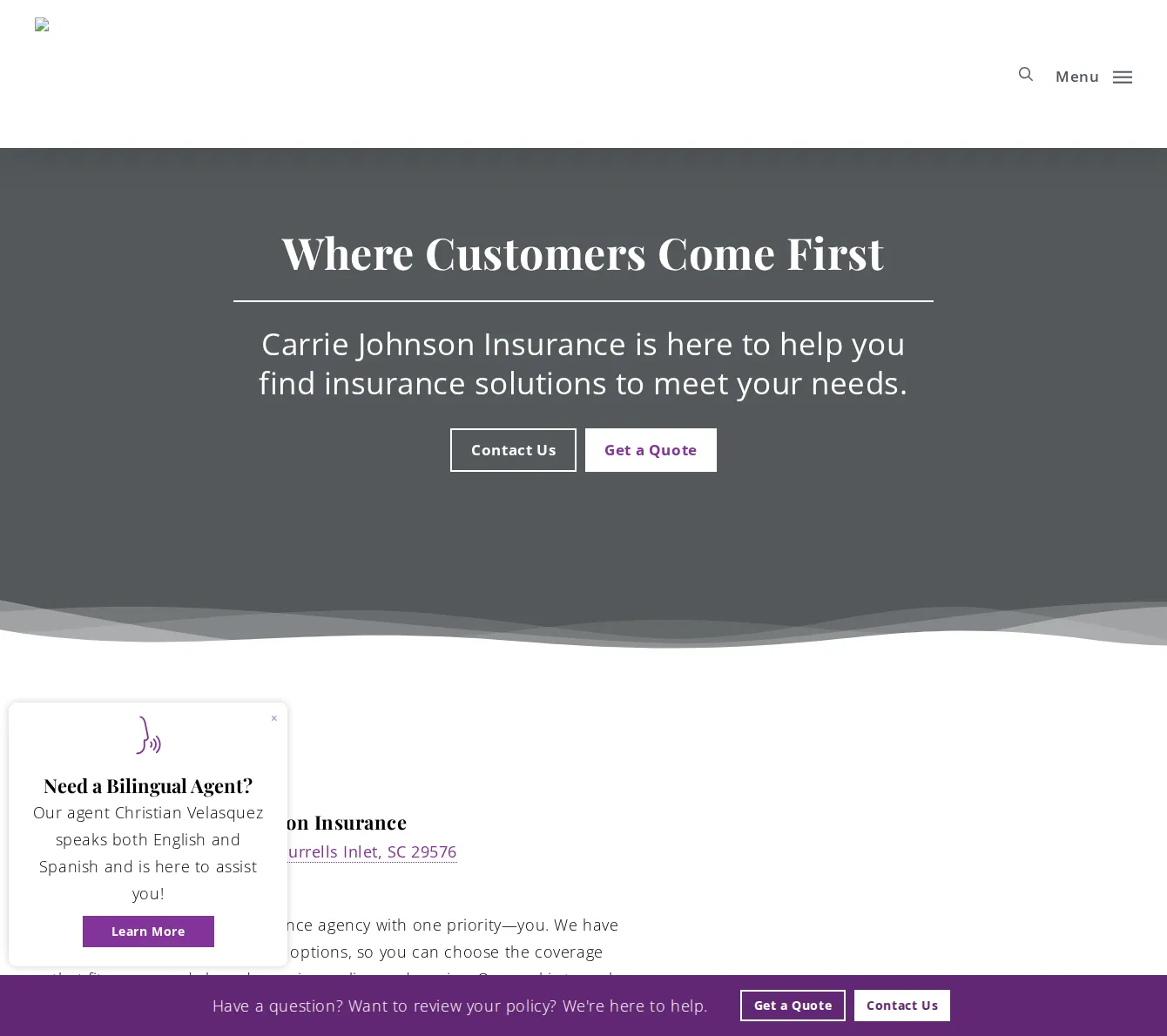Carrie Johnson Insurance