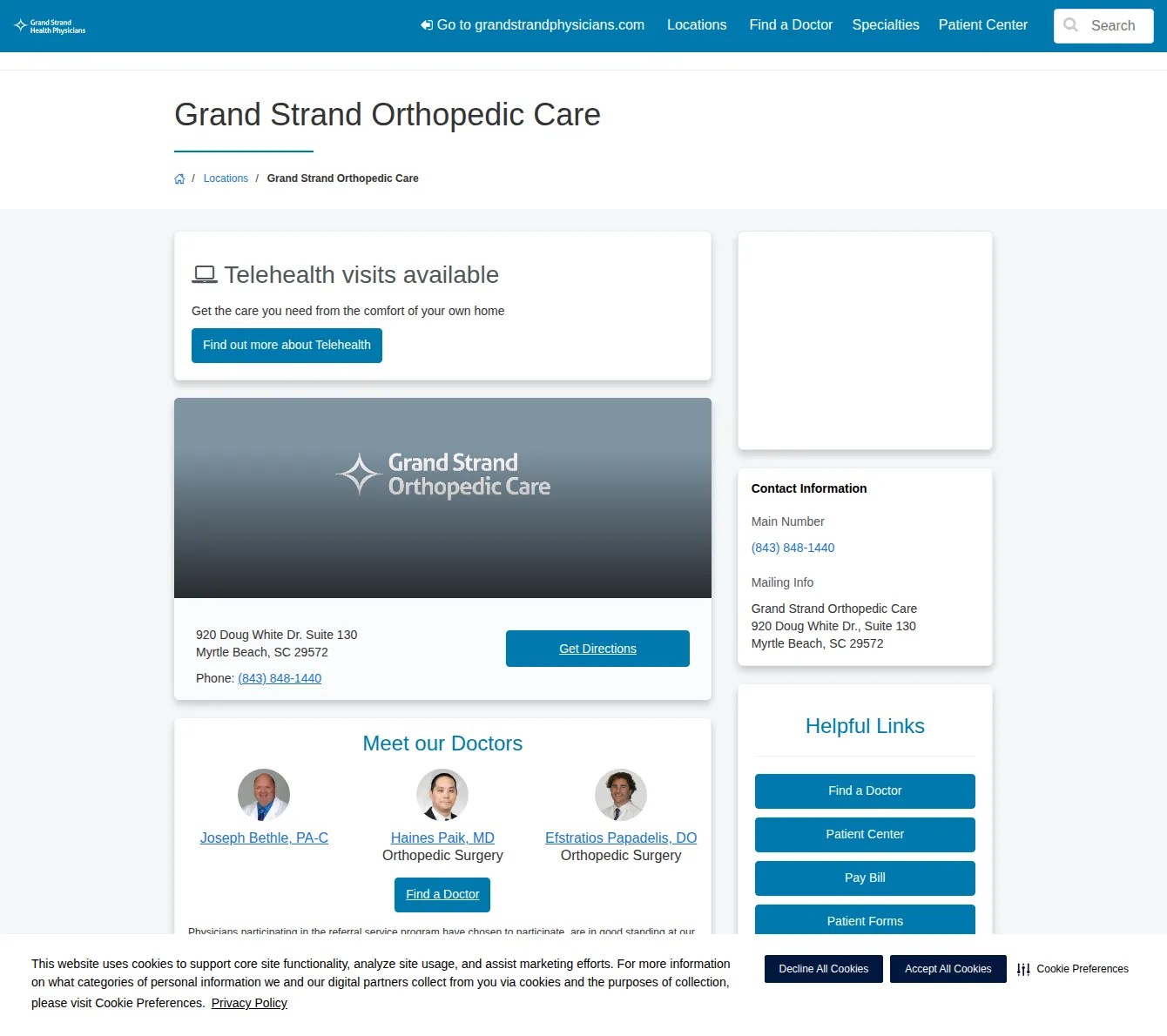 Grand Strand Orthopedic Care